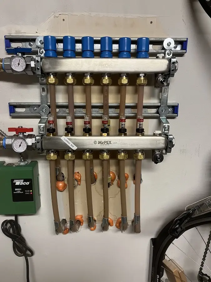 Plumber performing Leak Detection at a residential property in Lindale